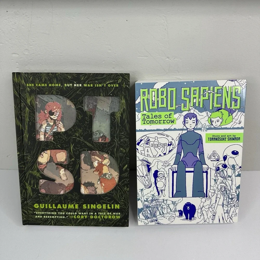 PTSD by Guillaume Singelin And Robo Sapiens by Torranosuke Shimada Lot Of Books‎